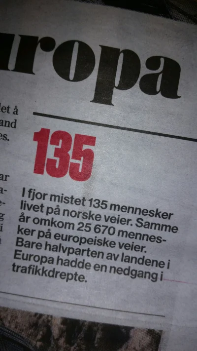 robinsonn - 135 osób zginęło na drogach w Norwegii w 2016 roku.

#norwegia #ubezpiecz...