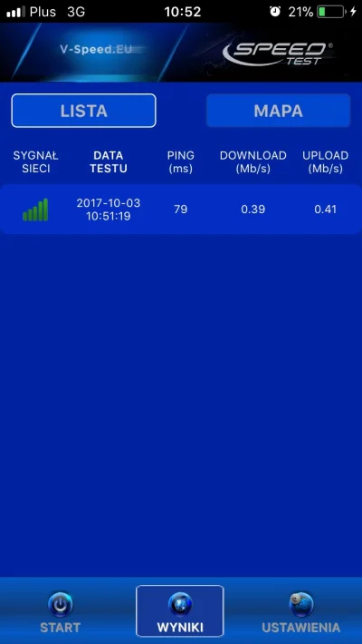 d.....a - Pozdro ( ͡° ʖ̯ ͡°) #speedtest #virginmobile zasięg 3g