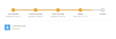 MichaelAngeloo - Czy to normalne, że pomimo "Shipping Method: Air Parcel Register" do...