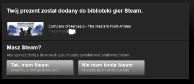 RedBaron - #gry #companyofheroes2 #dziendobry

Połasiłem sie na grę GIFT z Allegro i ...