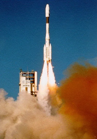 d.....4 - Pierwszy start rakiety Ariane 4. Kourou, Francja, 4 czerwca 1988 roku.

#ko...