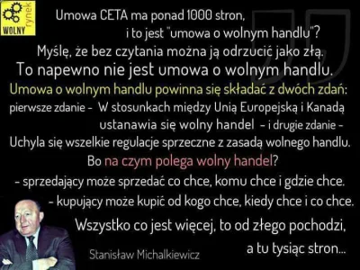 henry-jest - > CETA wprowadzi arbitraż, czyli uprzywilejowanie korporacji!
Nie wprowa...