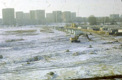 saj - A tak wygladała baza budowniczych metra na natolinie. circa polowa lat 80. #met...