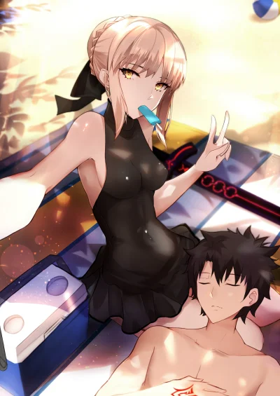 j.....n - #randomanimeshit #fate #fategrandorder #ritsukafujimaru #saber #saberalter ...