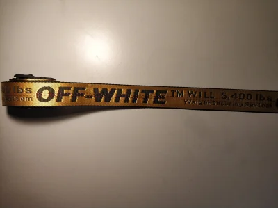 Wywrotek1 - Kupiłem belt z off-white za 450 zł Jak myślicie, jest legit? #streetwear ...