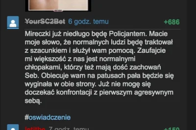 K.....C - Jak ostatnio mireczek ze szkółki Policyjnej napisał, że będzie takich pałow...