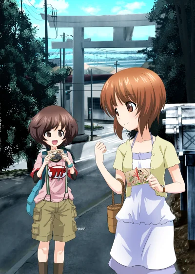 Czokolad - #randomanimeshit #girlsundpanzer #mihonishizumi #yukariakiyama @Nyankov