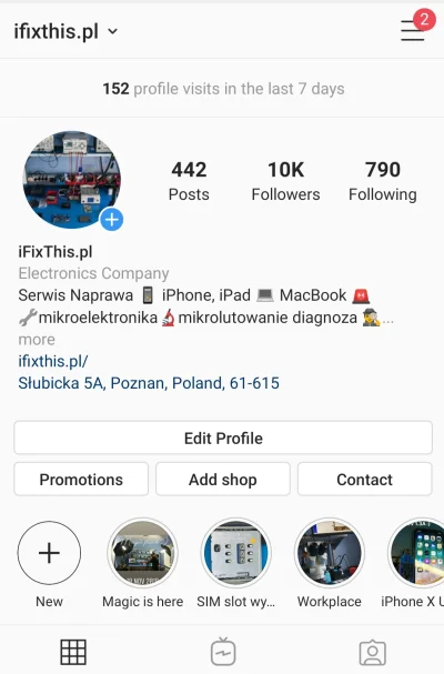 Pan_Slon - 10k followersow wpadlo, niszowa tematyka serwisu elektroniki Apple i nie t...