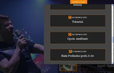klossser - Jednak Zenek Martyniuk zagra w #opole

Z oficjalnej strony zespołu Akcen...