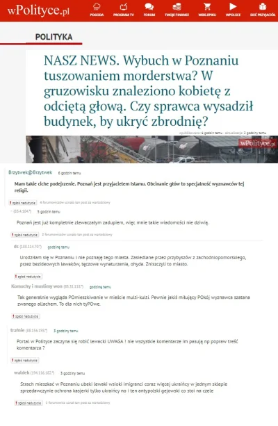 saakaszi - W gruzowisku po wybuchu w Poznaniu znaleziono kobietę z odciętą głową, Czy...