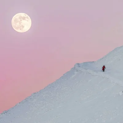 Pani_Asia - Styczniowa pełnia księżyca na zboczu Śnieżki!

#zima #ksiezyc #sniezka ...