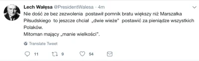 motaboy - O mitomanii i manii wielkości to jednak Leszke pojęcie ma. Ma w tym ogromne...