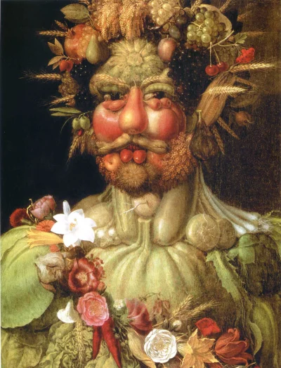 garmil - GIUSEPPE ARCIMBOLDO (1527-1593)

- Włoch, mnieryzm (późny renesans)
- moż...