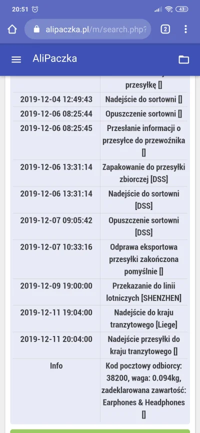 sayjain - @klotz: a przed powiadomieniem coś miałeś na alipaczcce? bo u mnie ciągle j...