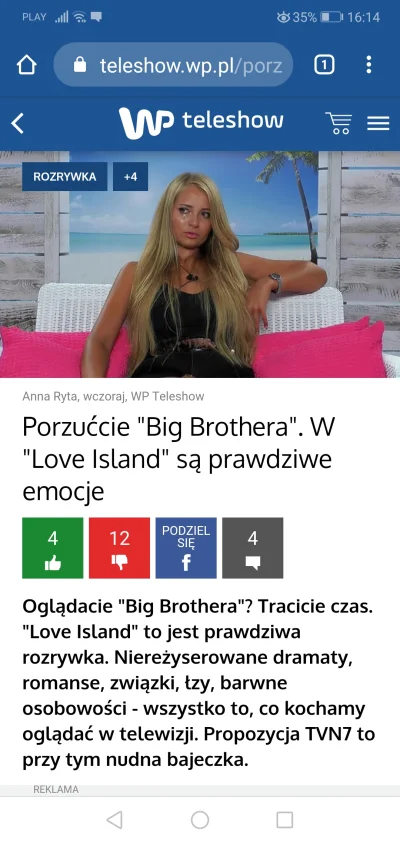 SHOFFER - Co oni??? 
#bigbrother