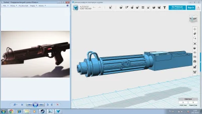 JestemCzolgiem - Coś dla fanów #starwars tworzę model blaster DC-15S typowy dla armii...