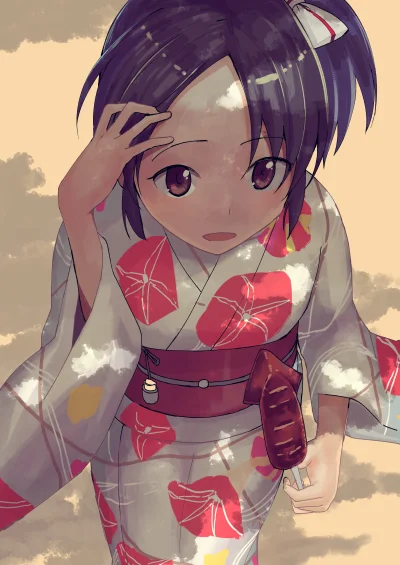 Morimasa - #randomanimeshit #kantaicollection #nagara #kimono #masukuzaj
