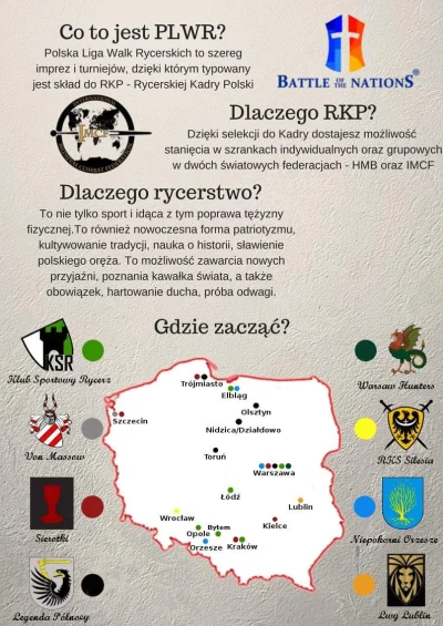 mechaos - @RolliPoP: tu masz mapę ważniejszych bractw biorących udział w lidze. Blach...