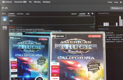 Pawci0o - Przed chwilą odwiedził mnie kurier z american truck symulatorem!. ( ͡º ͜ʖ͡º...