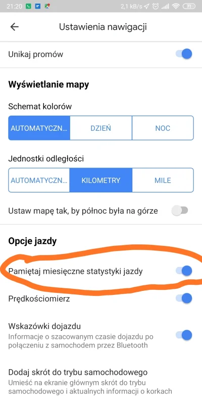 trututuyten - Ktoś wie, gdzie znaleźć w google maps statystyki jazdy?
#nawigacja #goo...