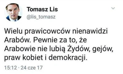 D.....l - To teraz wiecie dla czego ludzie o prawicowych poglądach nie lubią muzułman...