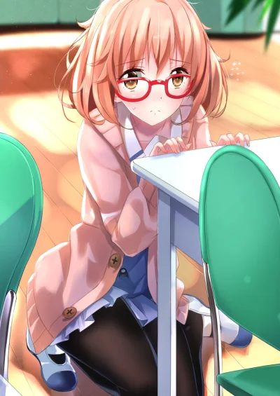 Hajak - #randomanimeshit #miraikuriyama #kyoukainokanata #meganekko