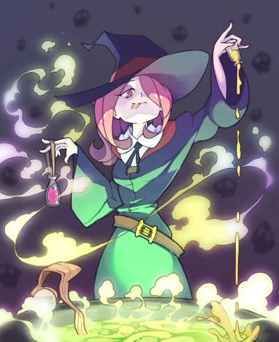 E.....a - #randomanimeshit #littlewitchacademia #sucymanbavaran