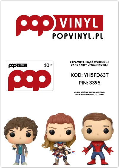 popvinylpl - WPROWADZAMY KARTY UPOMINKOWE NA FIGURKI

Ktoś pyta co Wam kupić? Może ...