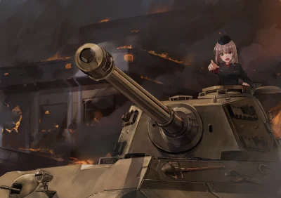 BlackReven - #randomanimeshit #akasaai #tigerii #girlsundpanzer #ErikaItsumi