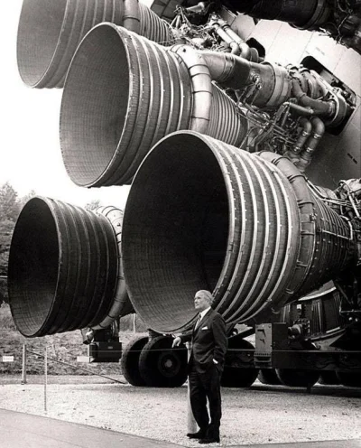 plantagenet - Von Braun i Saturn V #fotografia #astronautyka #rakiety