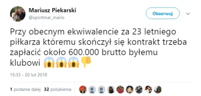 kierunkowskaz - #zaglebielubin
Chyba oddala się perspektywa nowego kontraktu Kubicki...