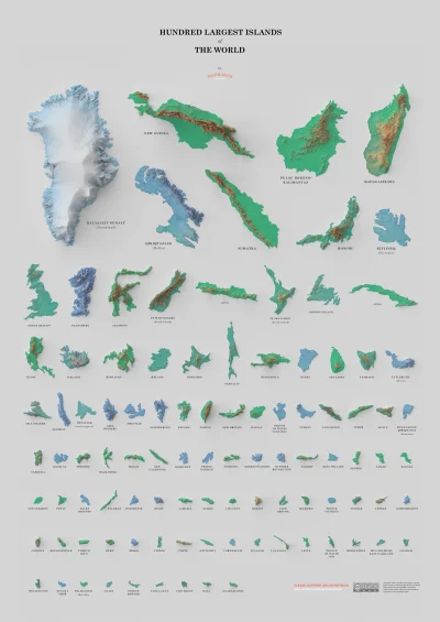 Bednar - 100 największych wysp świata.

#mapporn #mapy #ciekawostki #geografia