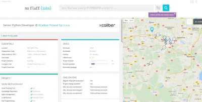 PiotrokeJ - @nofluffjobs: super robota. Dizajn z mapą bardzo podobny do justjoin.it