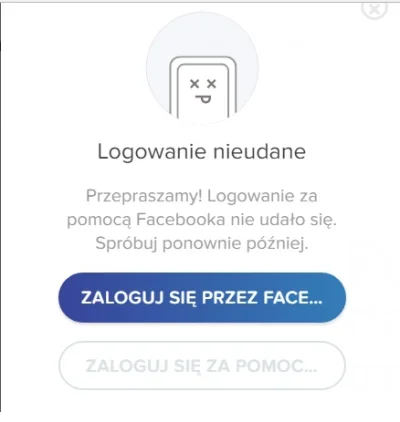 putli - możecie się zalogować przez fejsbooka? #tinder