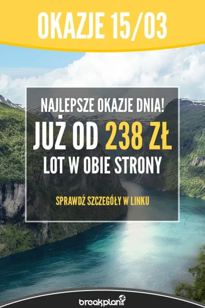 Breakplan - Mirki,

zamiast tracić czas i szukać własnoręcznie dobrych okazji lotni...