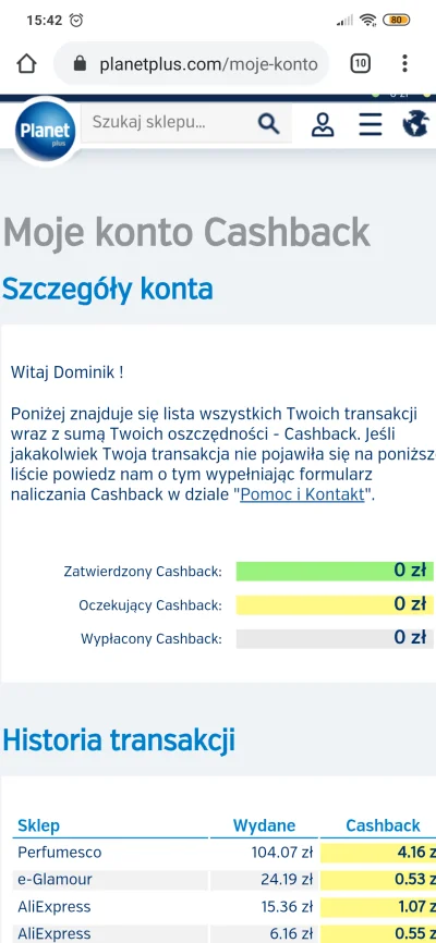 Magicznyjestem - #planetplus #cashback
O co chodzi? Dzisiaj wchodzę na konto i miałe...