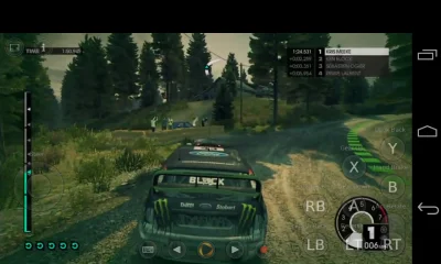 L24D - Dirt3 na telefonie :D Wprawdzie 720p to to nie jest, ale na małym ekranie nie ...