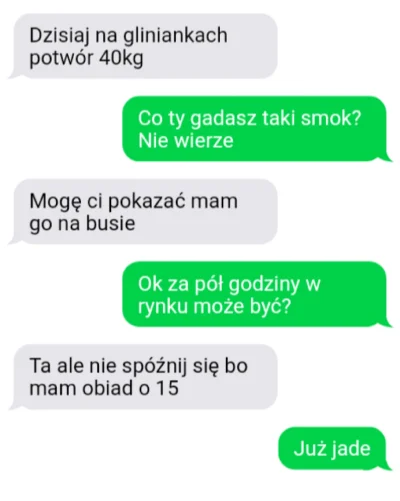 p.....t - Mireczki właśnie ustawiłem się na mieście z jakimś januszem mistrzem połowu...