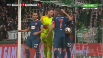 nieodkryty_talent - Werder Brema 1:[1] Fortuna Dusseldorf - Dodi Lukebakio, karny
#m...