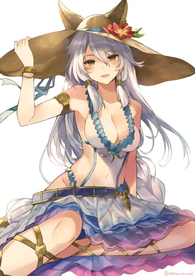 Sentox - #randomanimeshit #granbluefantasy #heles #kemonomimi #kitsunemimi #swimsuit ...