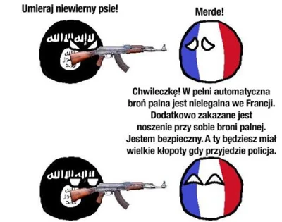 tadekpol - #bekazlewactwa #moraine #bron #paryz #francja #terroryzm #imigranci #islam...