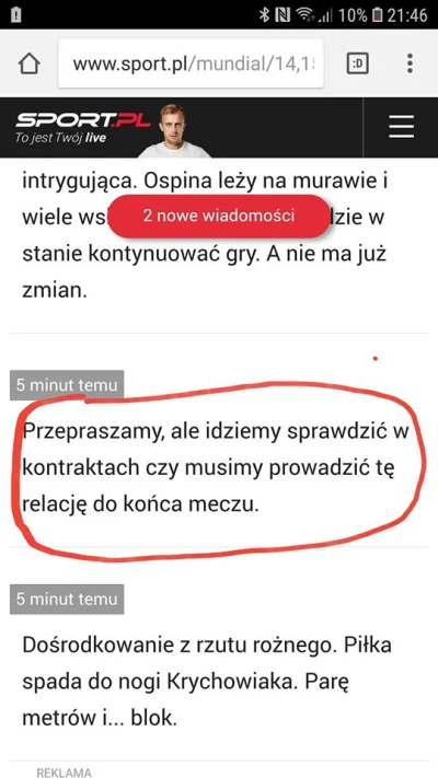 AlphaFox - @kulaty: Pewnie zostawili dla beki aż do tego komentarza, bo na żywo prowa...