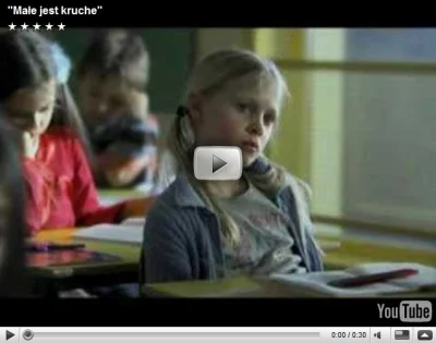 LukaszW - http://wiecek.biz/?p=1556 Małe jest kruche! #video, #dzieci, #kampania, #sp...