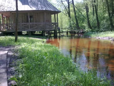 szczeki13 - Kapliczka na rzece Szum, Górecko Kościelne #roztocze