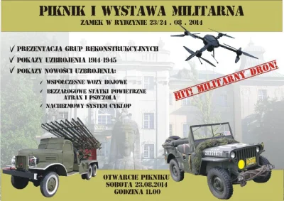 costadelsol - @TenebrosuS: znalazłem plakat z II Pikniku Militarnego z 2014 roku ( ͡°...