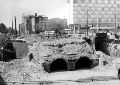 Anks - a to jest kaponiera pod Kaponierą :) zdjęcie z budowy ronda 1968-1873 #wpoznan...