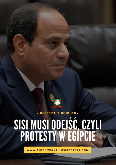 JanLaguna - Sisi musi odejść, czyli protesty w Egipcie

W piątek, 20 września 2019 ...