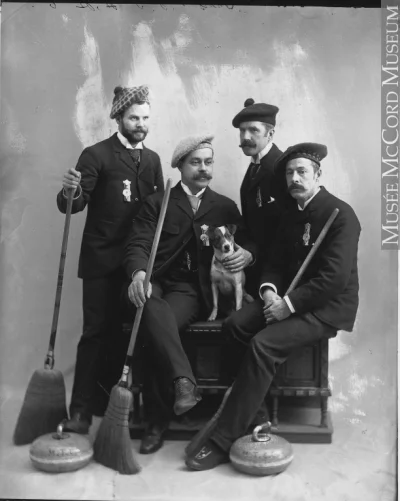 myrmekochoria - Członkowie Thistle Curling Club, Kanada (Québec) 1893 rok

#starsze...