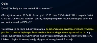 Rafauvu - To chyba jedna ze słabszych promocji SONY.

Płacić co miesiąc 240 zł za s...