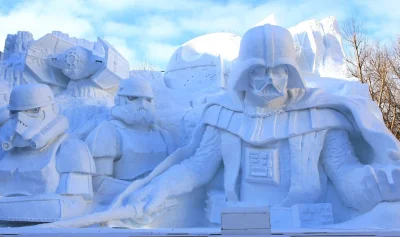 r.....7 - Lodowe rzeźby na festiwalu rzeźb lodowych w Sapporo

#gwiezdnewojny #snie...